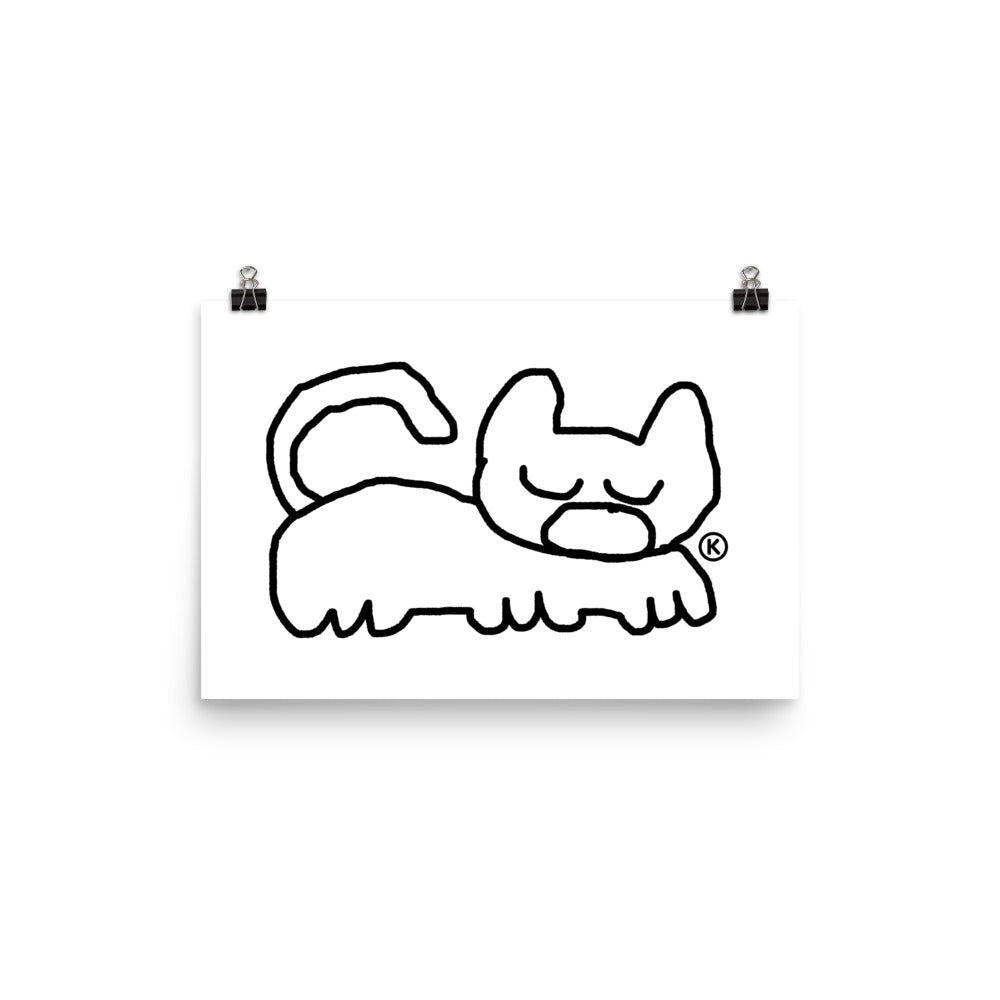 Sleeping cat for your bedroom® Print (LIMITED)