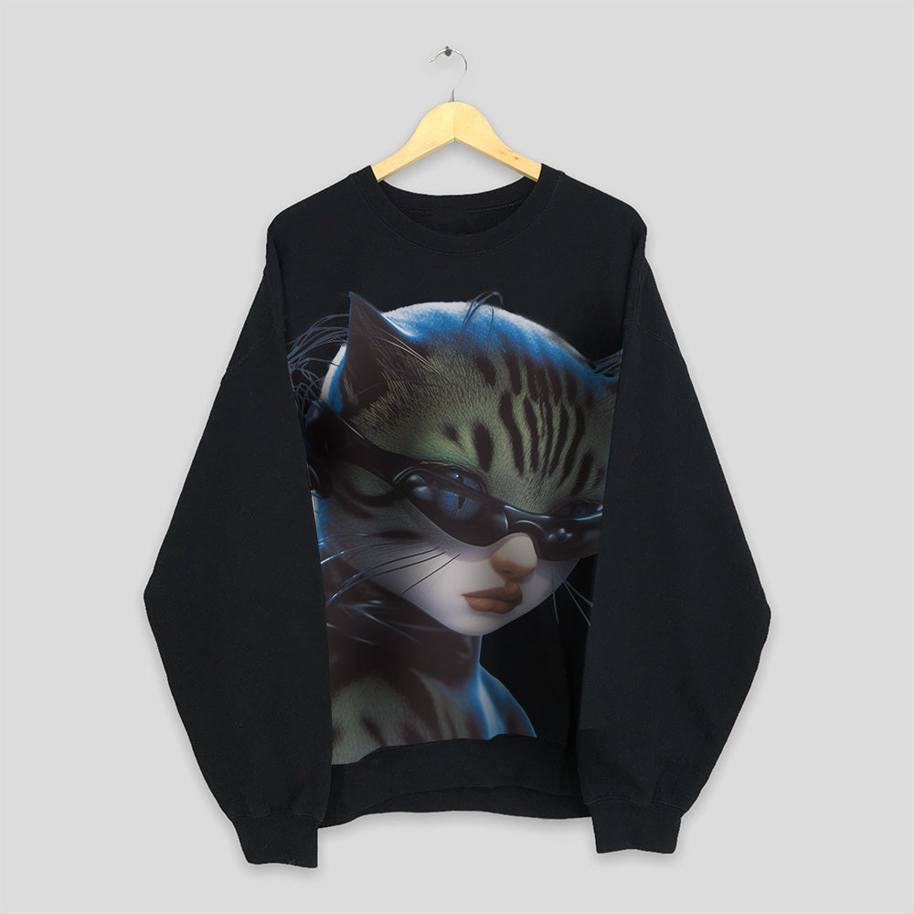 GOTHIC CATS TOO SUNNY® Light Unisex Sweatshirt