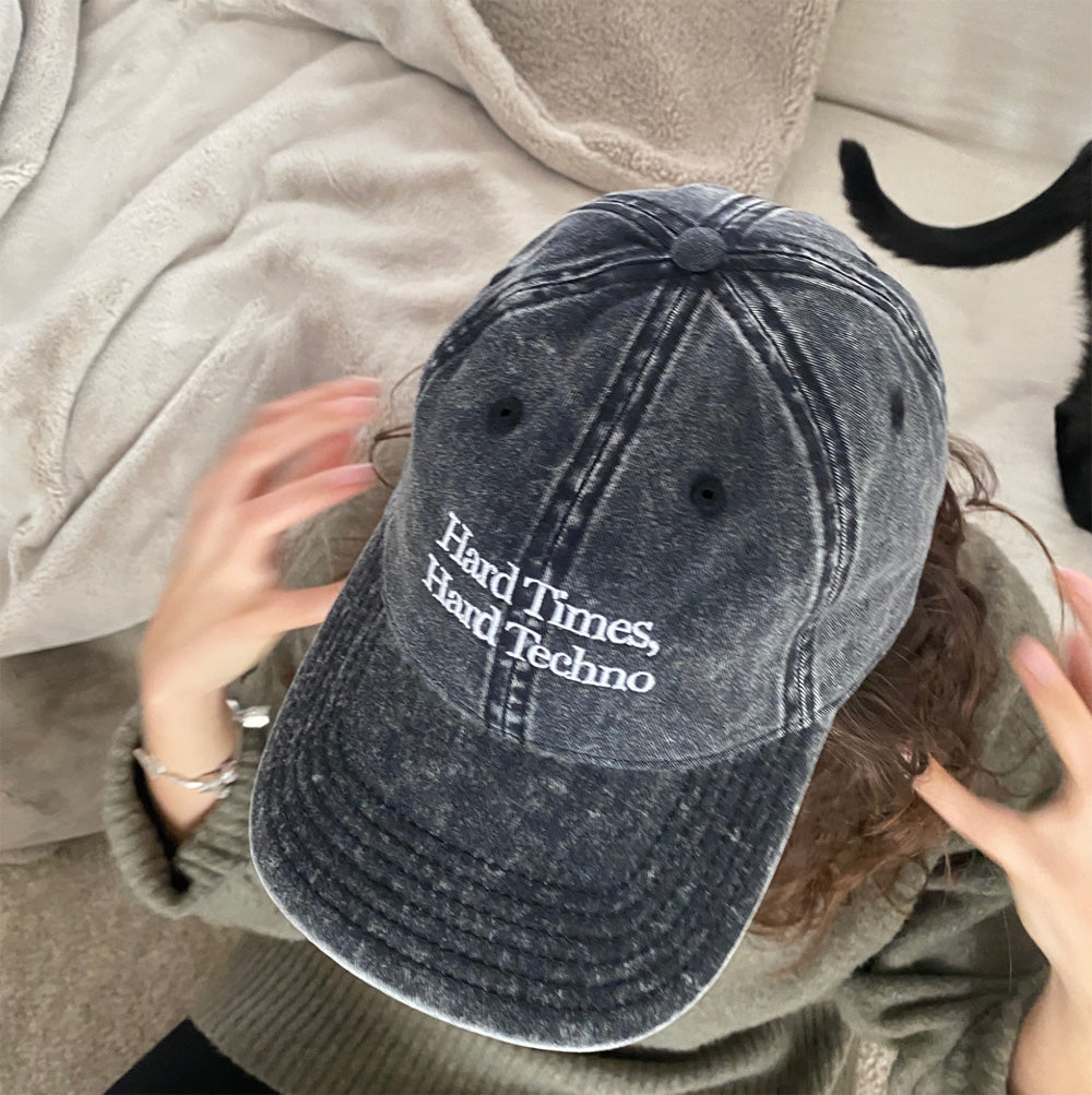 Hard Times, Hard Techno® 🧢 Washed Hat