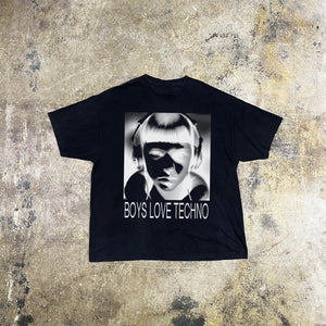 BOYS LOVE TECHNO® Black T-Shirt