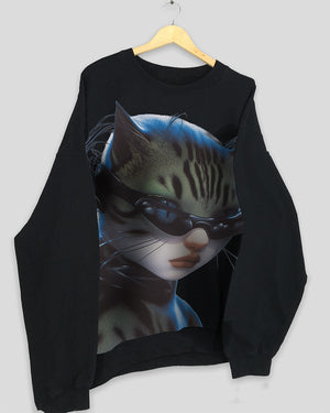 GOTHIC CATS TOO SUNNY® Light Unisex Sweatshirt
