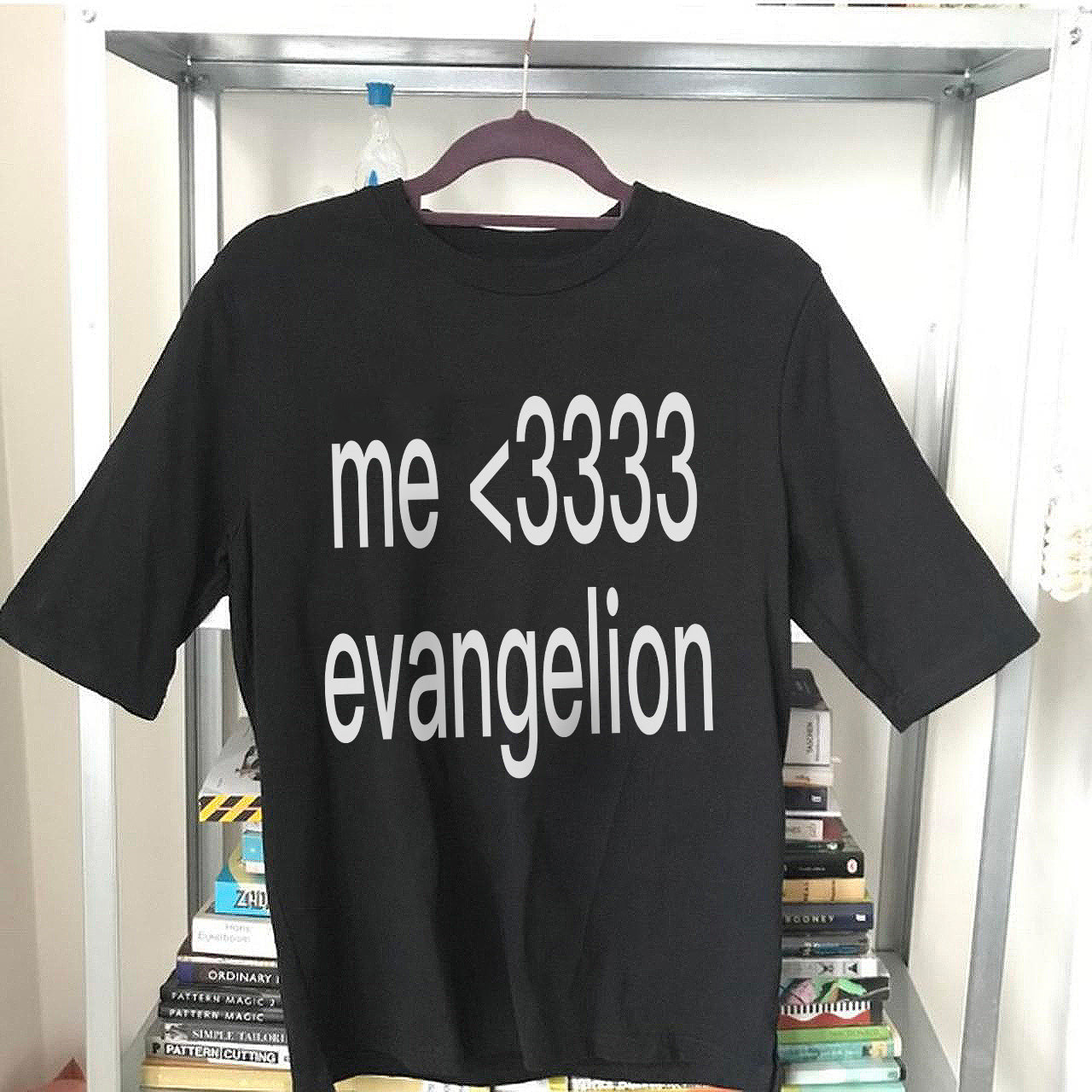 ME <3333 EVANGELION® Black Unisex T-Shirt