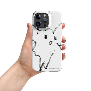 Abstract Lil Ghost® iPhone® snap case - Kikillo Club