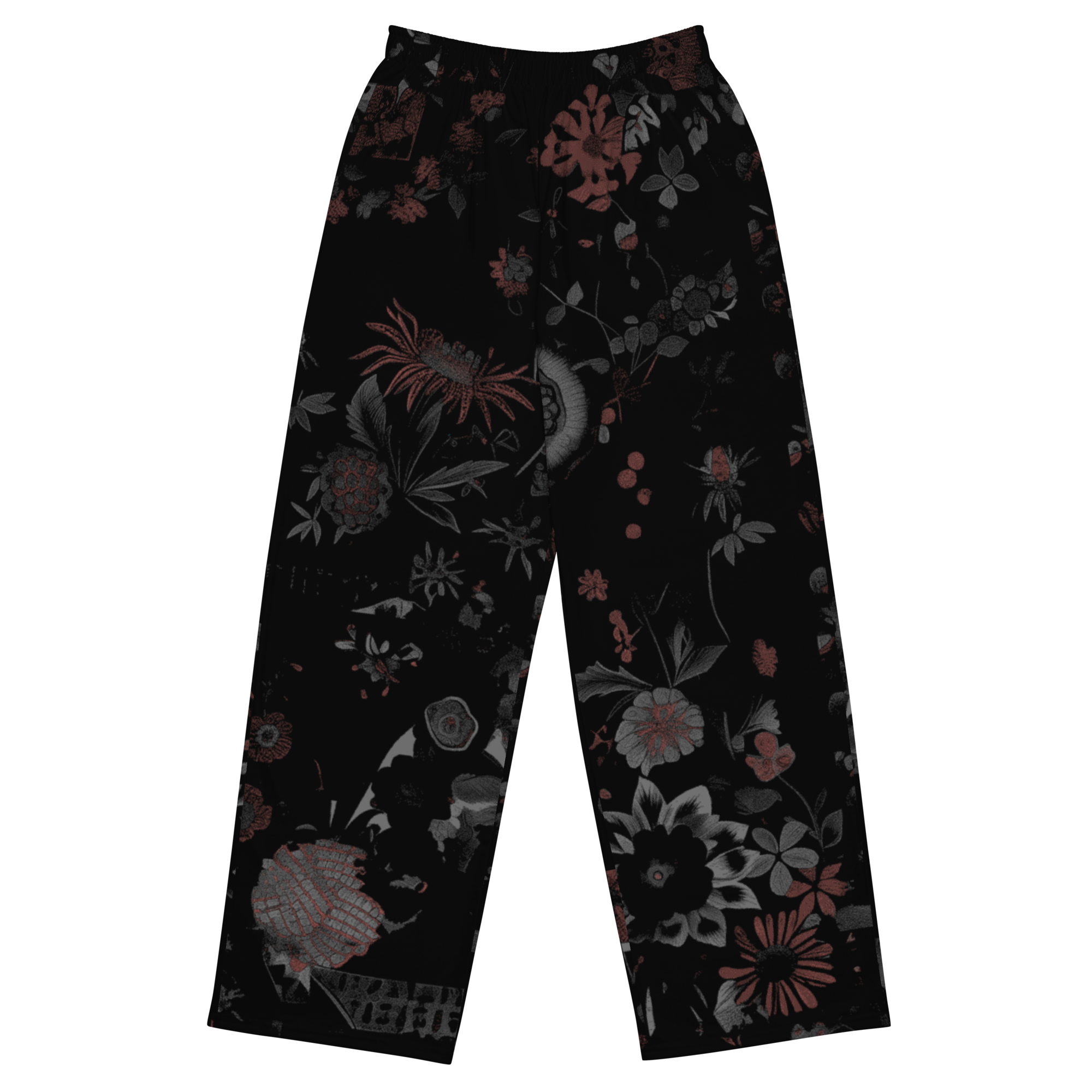 Dark Flowers® Unisex Wide-Leg Pants