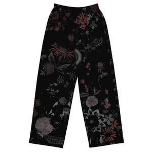 Dark Flowers® Unisex Wide-Leg Pants