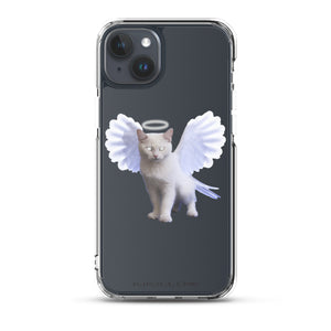 Angel Cat® iPhone® clear case - Kikillo Club