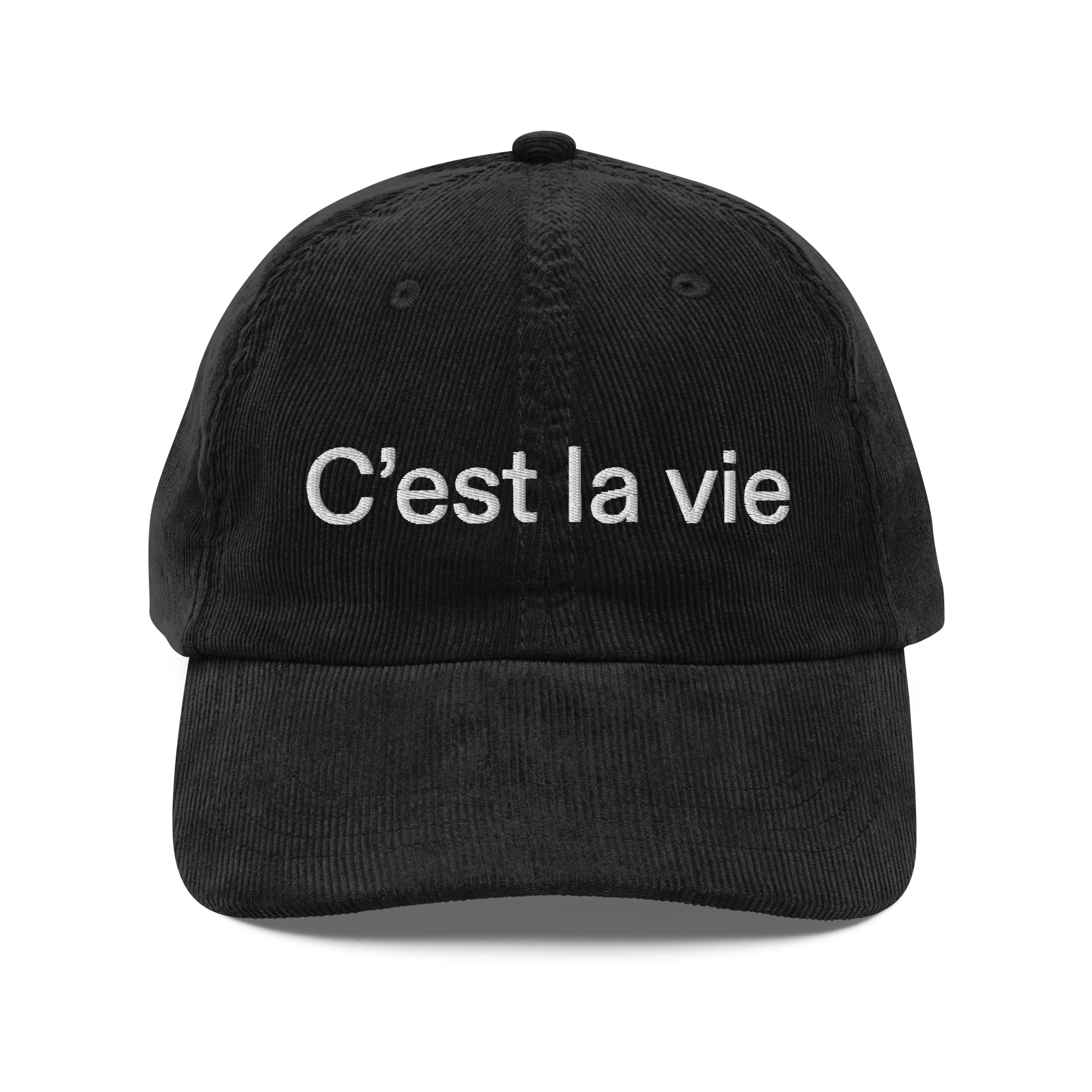 CEST LA VIE® Corduroy Cap 🧢 (5 COLOR) - Kikillo Club
