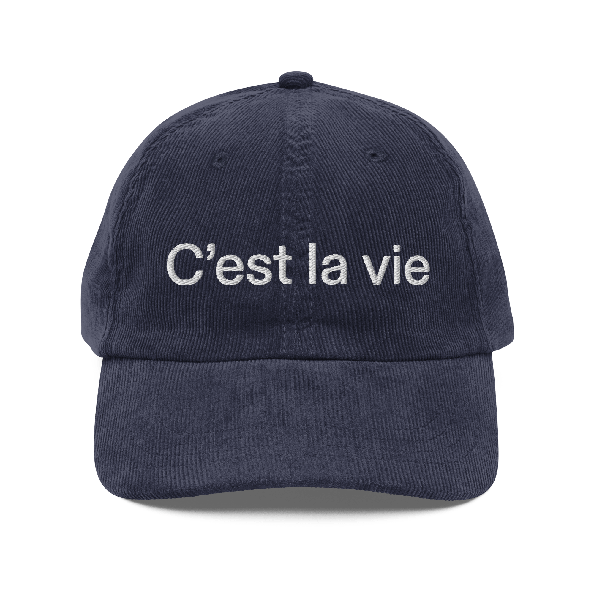 CEST LA VIE® Corduroy Cap 🧢 (5 COLOR) - Kikillo Club