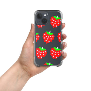 Strawberry Pixel® iPhone® snap case