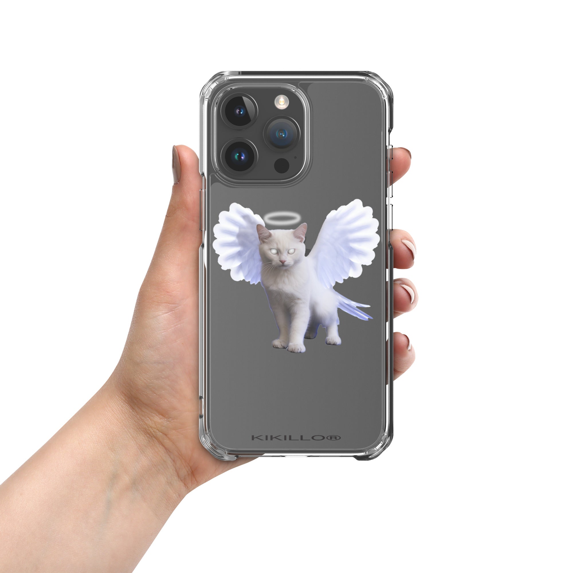 Angel Cat® iPhone® clear case