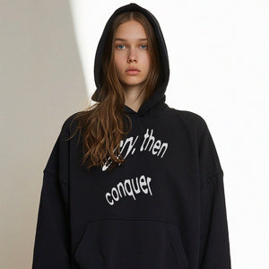 CONQUER® Hoodie Black - Kikillo Club