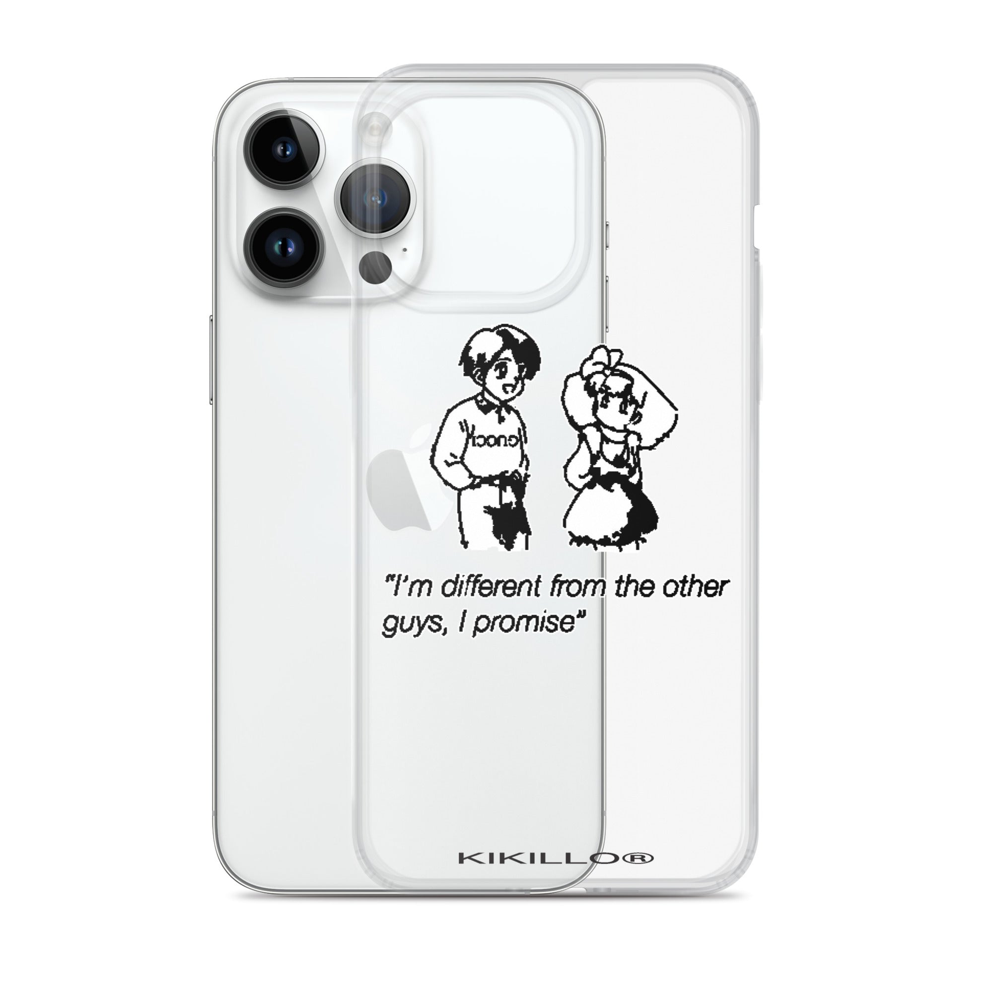 Different® iPhone® clear case - Kikillo Club