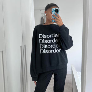 DISORDER x4® Black Sweatshirt - Kikillo Club