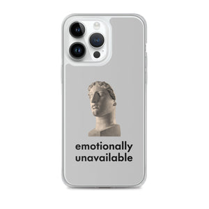 Emotionally Unavailable® iPhone® clear case - Kikillo Club