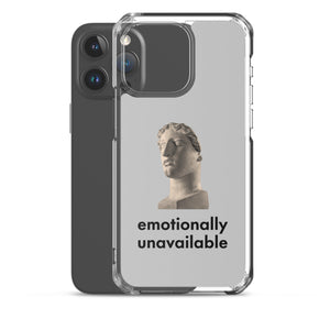 Emotionally Unavailable® iPhone® clear case - Kikillo Club