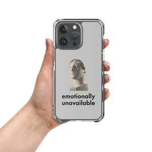 Emotionally Unavailable® iPhone® clear case - Kikillo Club