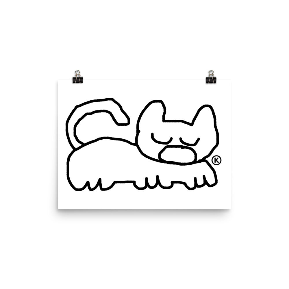Sleeping cat for your bedroom® Print (LIMITED)