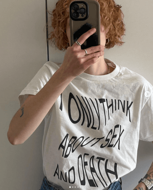 I ONLY THINK ABOUT SEX AND DEATH® Unisex T-Shirt - Kikillo Club