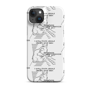 I ONLY THINK® iPhone® snap case - Kikillo Club