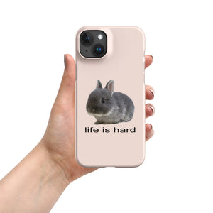 Life Is Hard® iPhone® snap case - Kikillo Club