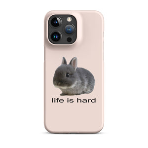 Life Is Hard® iPhone® snap case - Kikillo Club