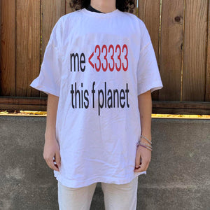 me <3 this f planet® Unisex T-Shirt