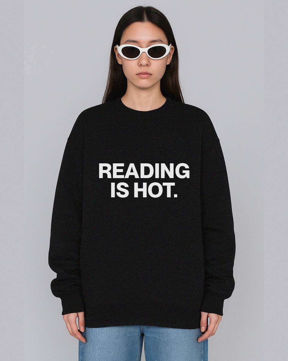 READING IS HOT® Sweatshirt - Kikillo Club