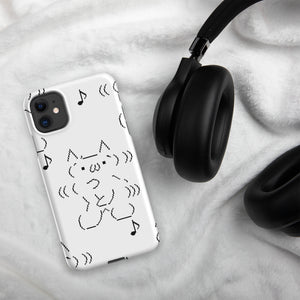 Dancing ASCII Cat® iPhone® snap case