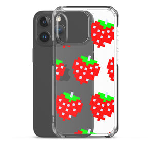 Strawberry Pixel® iPhone® snap case - Kikillo Club