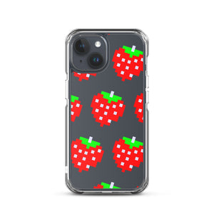 Strawberry Pixel® iPhone® snap case - Kikillo Club