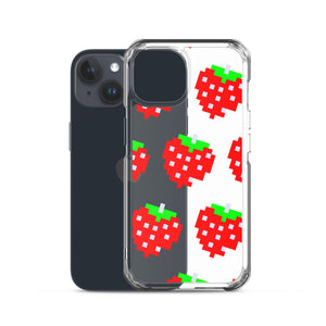 Strawberry Pixel® iPhone® snap case - Kikillo Club