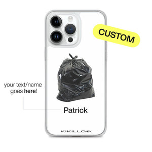 Trash® Customisable iPhone® clear case - Kikillo Club