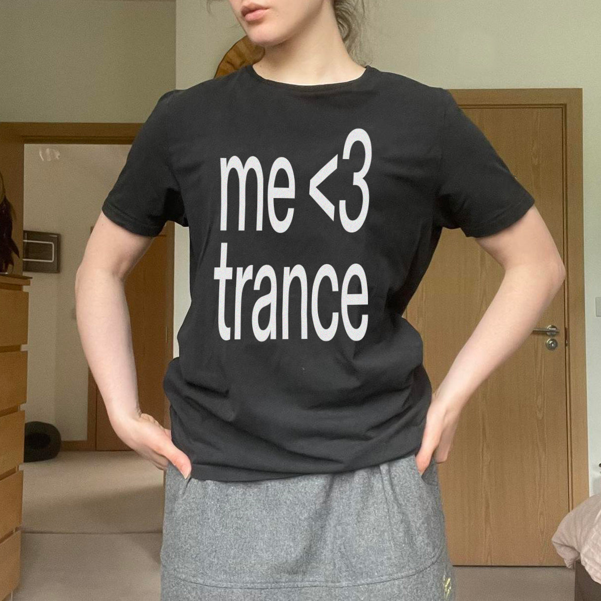 ME <3 TRANCE® Black Unisex T-Shirt