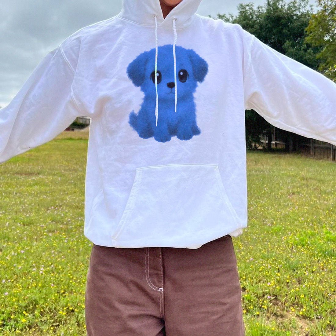 UH UH UH® Hoodie White - Kikillo Club