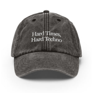 Hard Times, Hard Techno® 🧢 Washed Hat