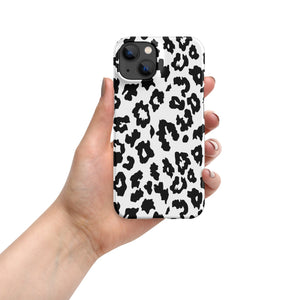 White Cool Leopard® iPhone® snap case - Kikillo Club