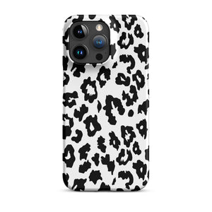 White Cool Leopard® iPhone® snap case - Kikillo Club