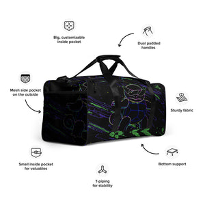 PK005-PIX® All-Over Print 1/1 Duffle Bag