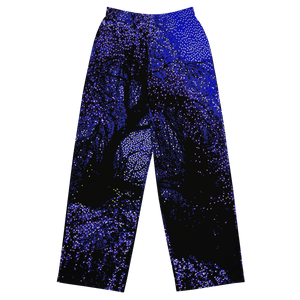 blue night 青い夜® Unisex Wide-Leg Pants - Kikillo Club