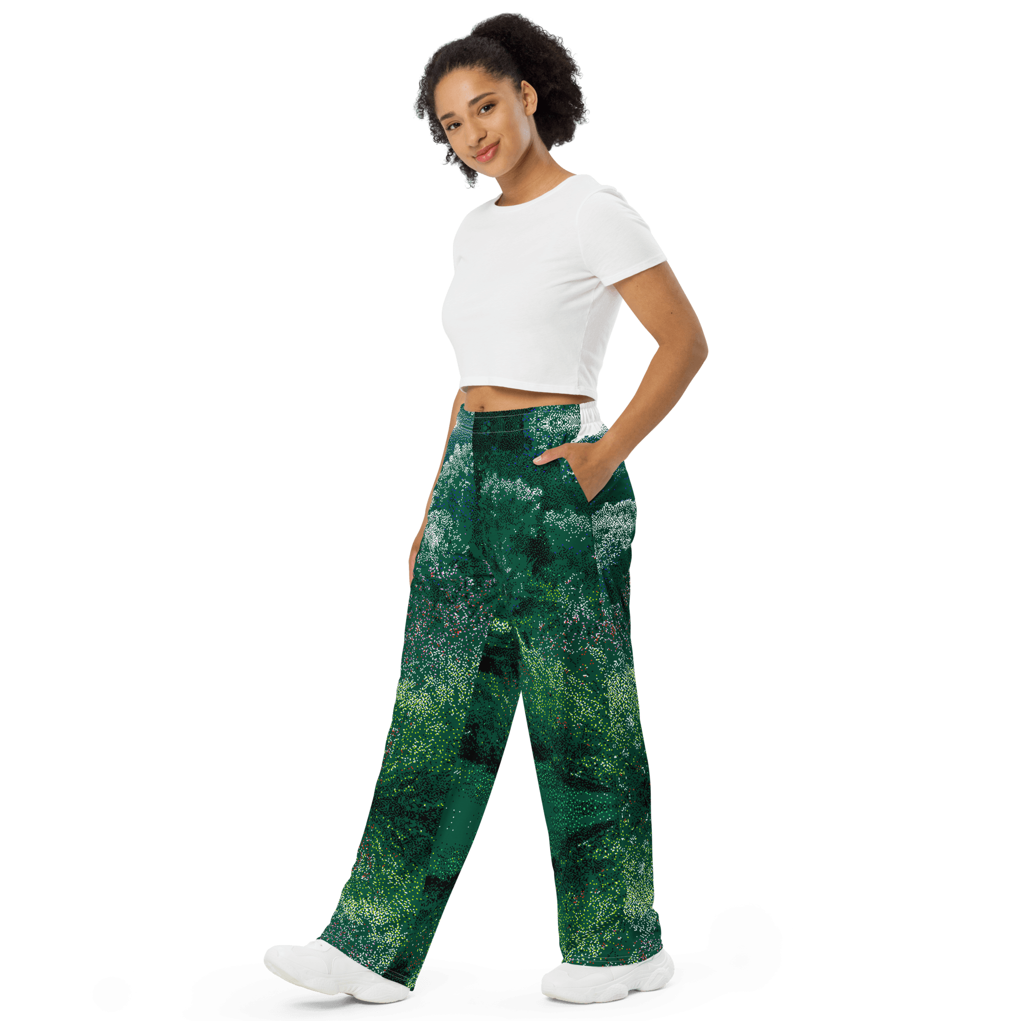 green グリーン® Unisex Wide-Leg Pants - Kikillo Club
