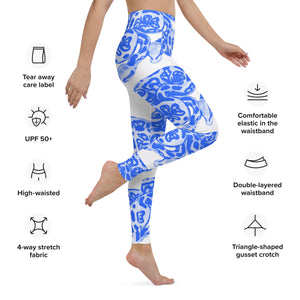 Blue Snakes® Yoga Leggings - Kikillo Club
