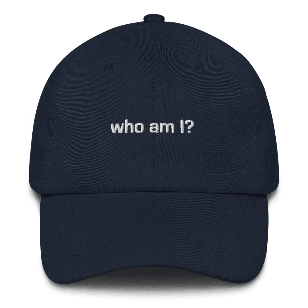 Who am I?® Embroidered Hat (11 colors) - Kikillo Club