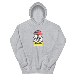 ufck you® Hoodie (black, white, grey) - Kikillo Club