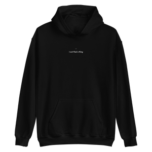 I can't feel a thing® Embroidered Hoodie (super limited) - Kikillo Club