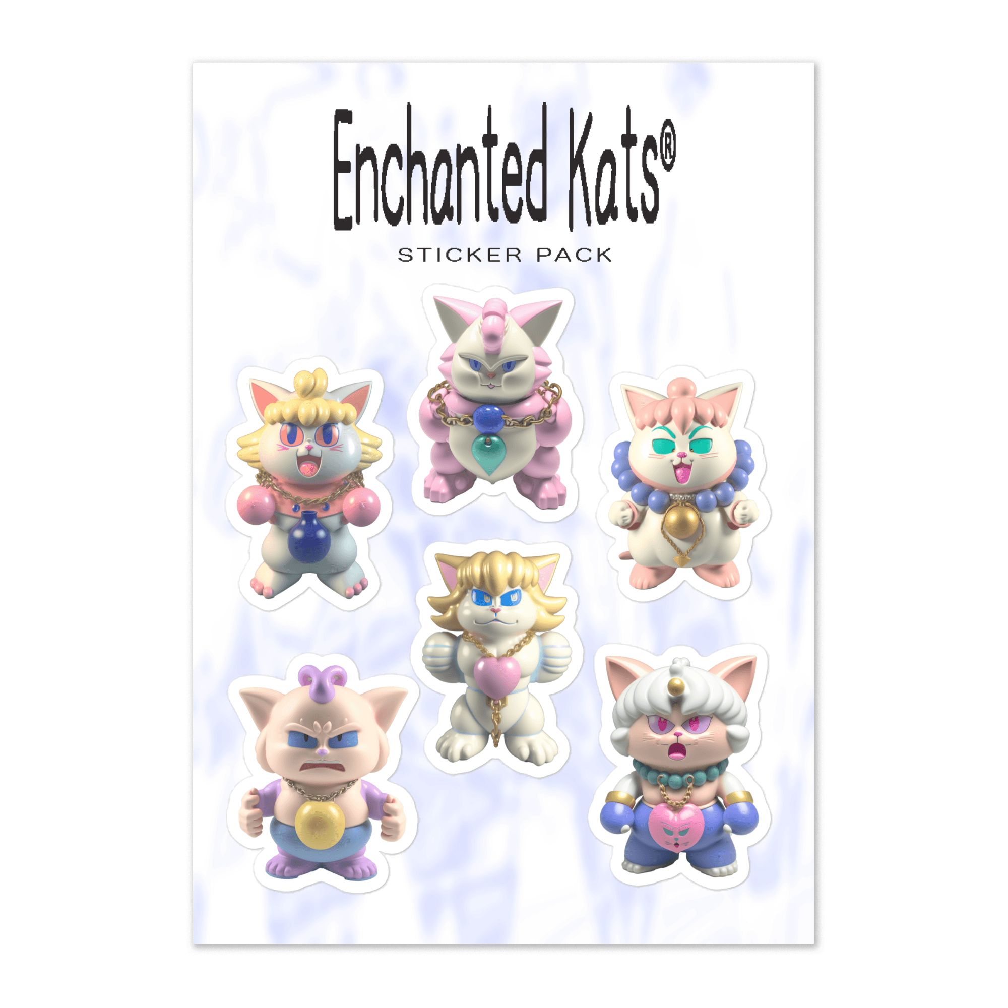 Enchanted Kats® Sticker Pack - Kikillo Club