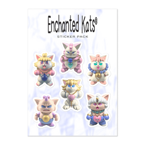 Enchanted Kats® Sticker Pack - Kikillo Club
