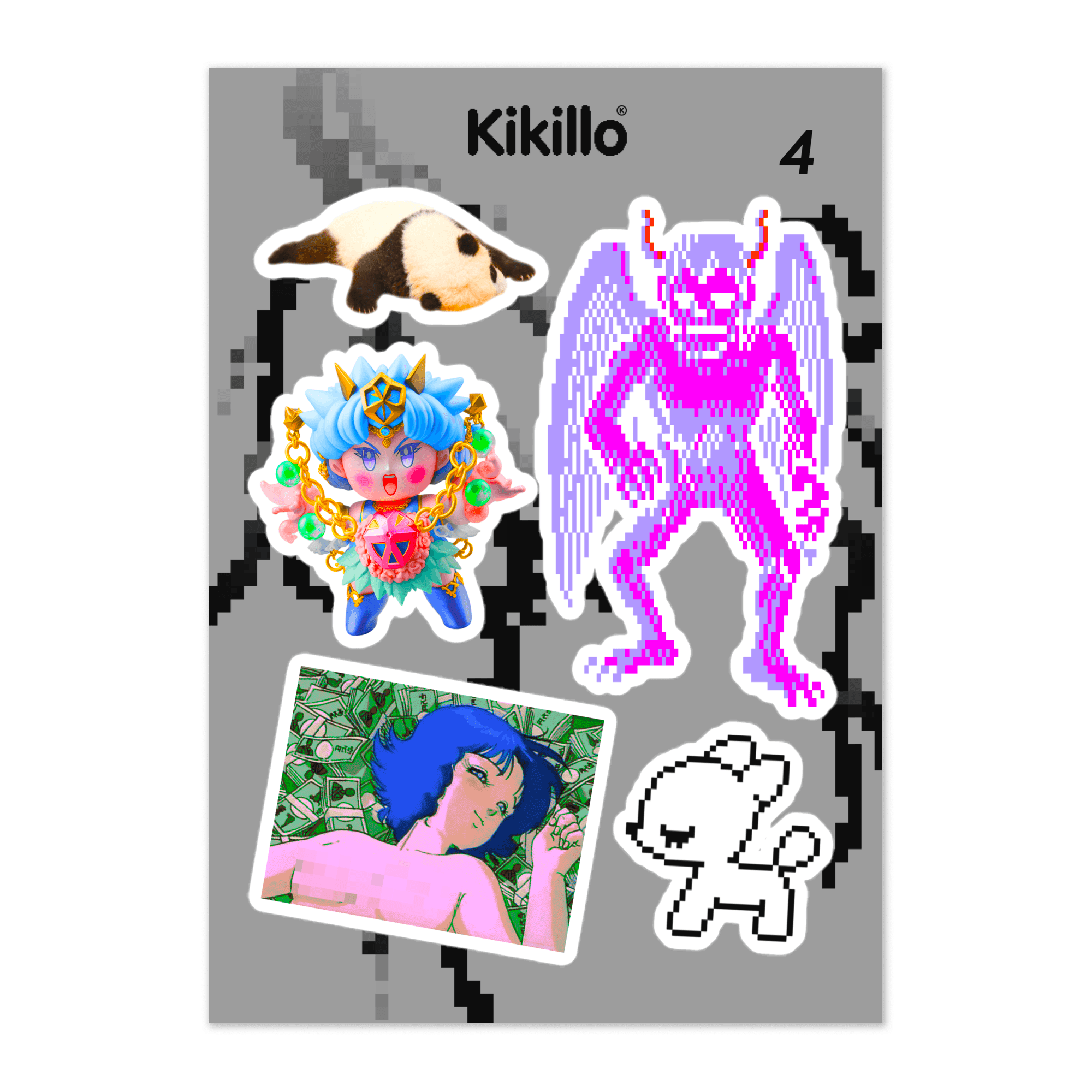 Sticker Megamix 4® Sticker Pack - Kikillo Club