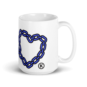 Love Hurts® White glossy mug - Kikillo Club