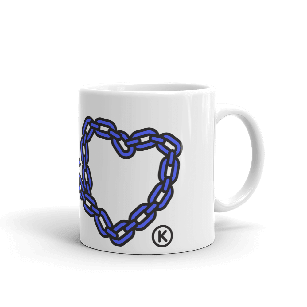 Love Hurts® White glossy mug - Kikillo Club