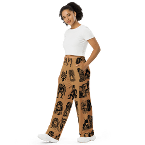 Parade Brown® Unisex Wide - Leg Pants - Kikillo Club